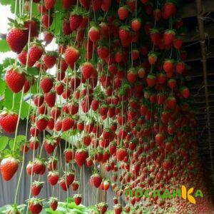 Клубника ампельная Анастасия купить по цене от 370р. в интернет-магазине «Посадика» с доставкой почтой в в Урайе и по всей России – [изображение №1].